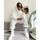 Knitted Fleece Casual Suit