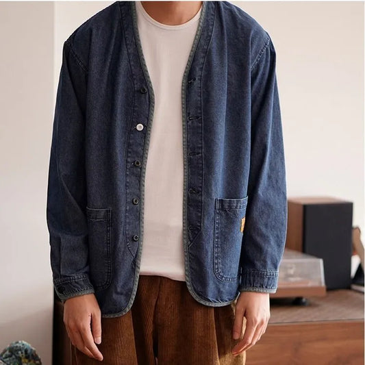 Marco's French Vintage Denim Jacket for Men