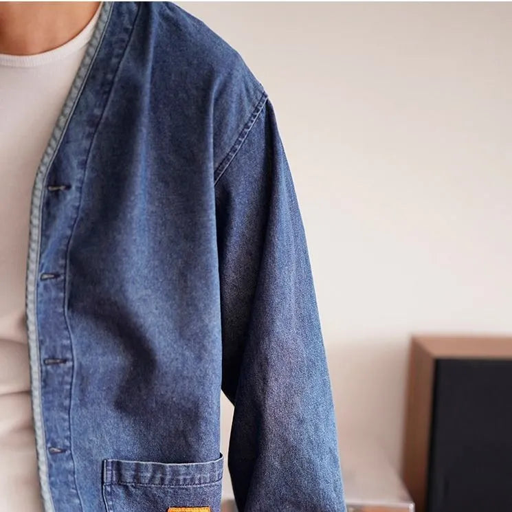 Marco's French Vintage Denim Jacket for Men