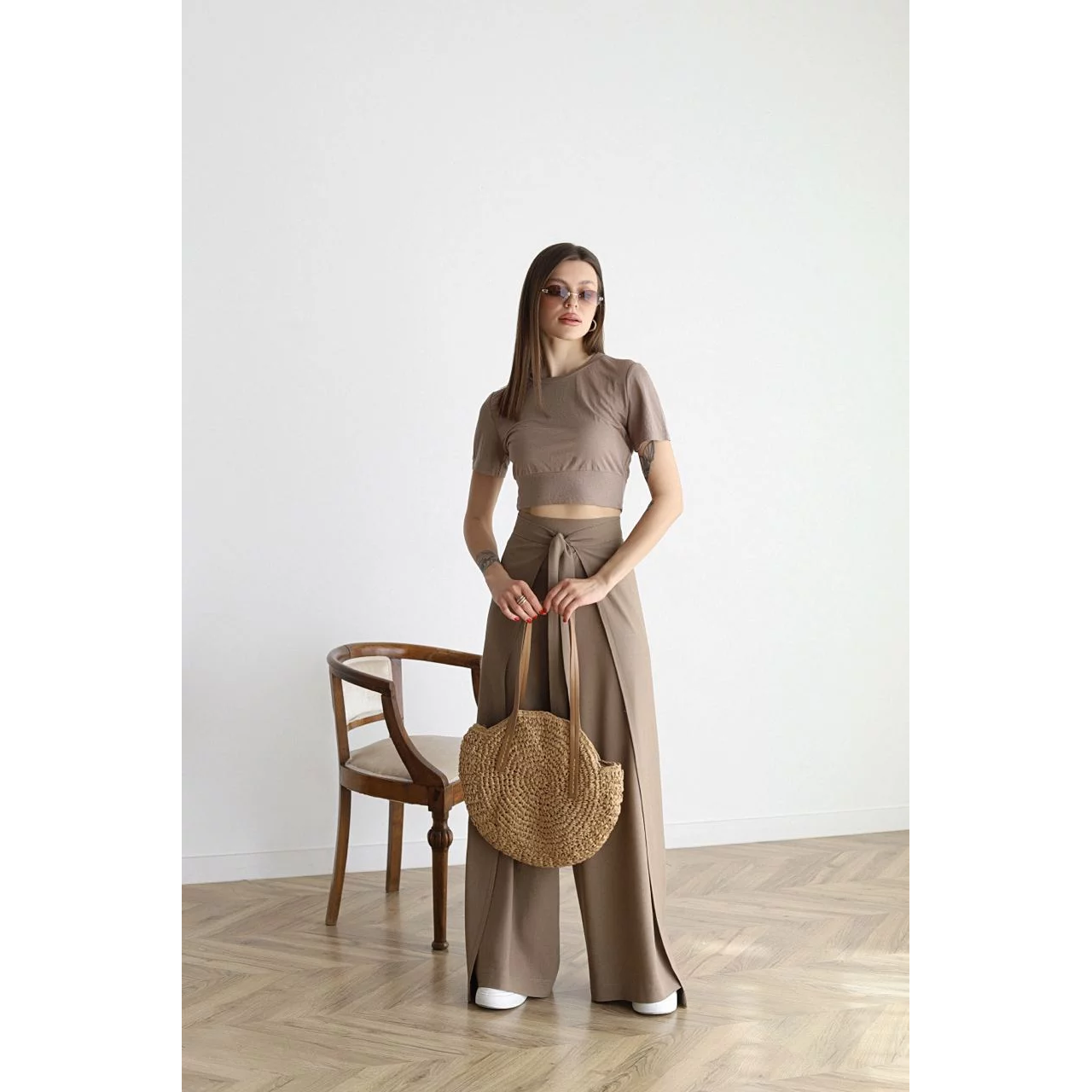 Rose Wide Trousers | Linen | Comfortable and Elegant