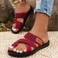 Rose Slip-On Sandals