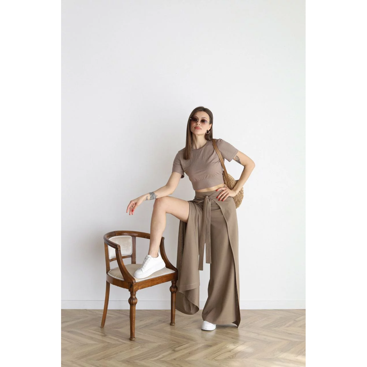 Rose Wide Trousers | Linen | Comfortable and Elegant