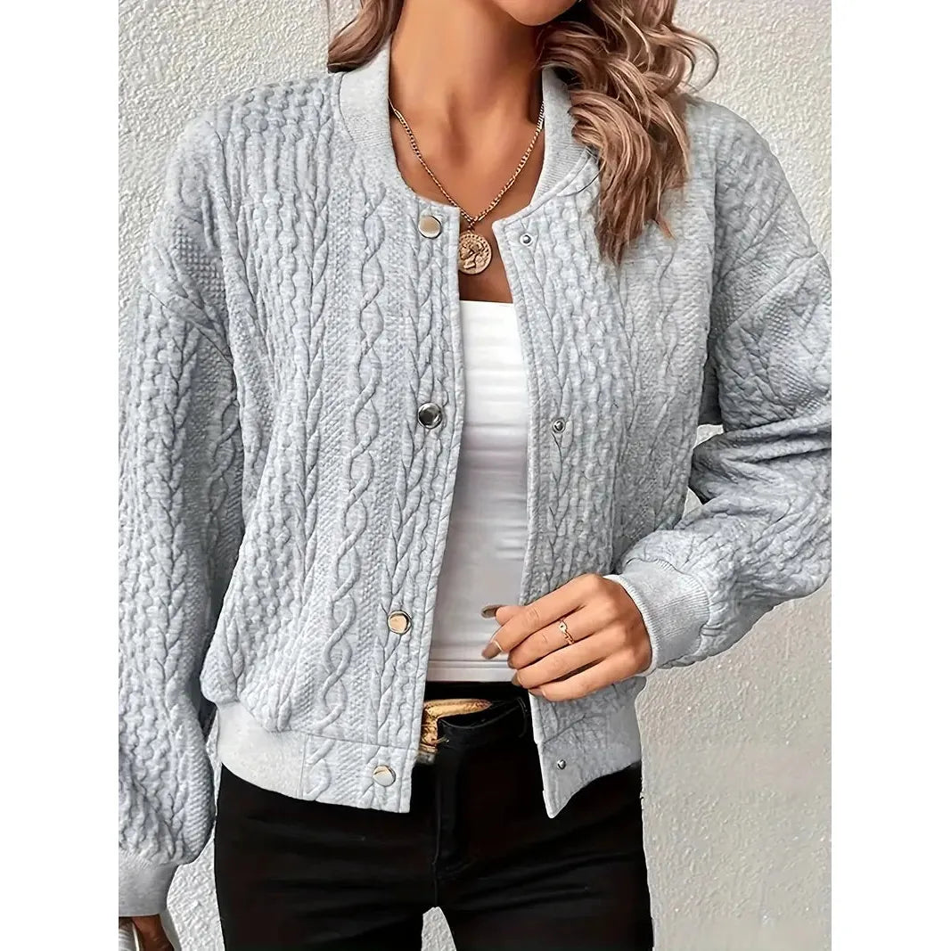 Rose - Elegant Pullover Cardigan