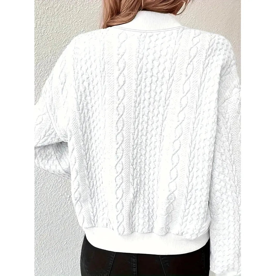 Rose - Elegant Pullover Cardigan