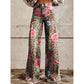 Rose Bea - Stylish jeans with floral print