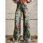 Rose Bea - Stylish jeans with floral print