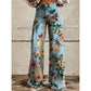 Rose Bea - Stylish jeans with floral print