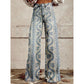 Rose Bea - Stylish jeans with floral print