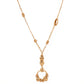 Gold 'Vintage Charm' Long Pendant Necklace