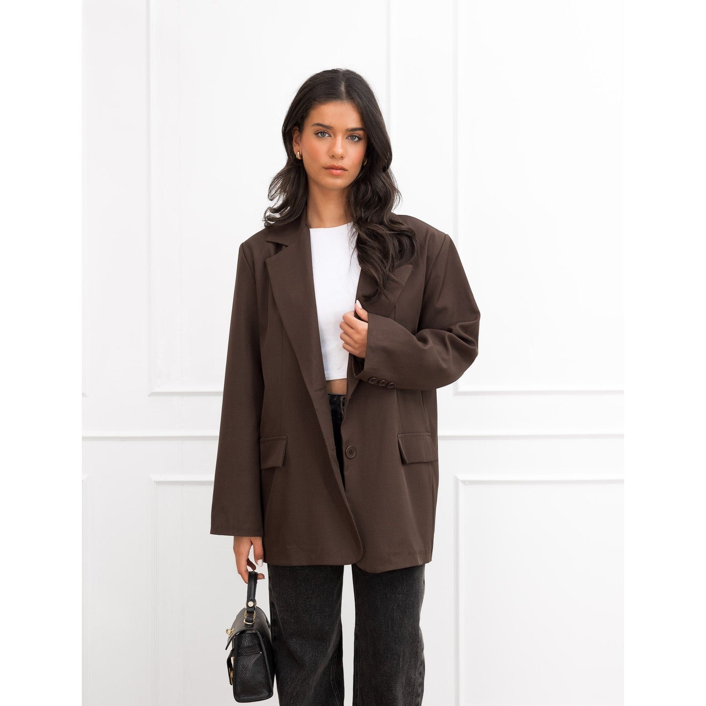 Emme blazer dark brown