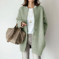 Rose Buttoned wool cardigan with long sleeves