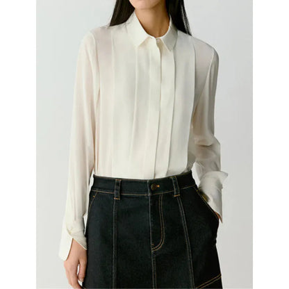 Mila | Silk Crepe Blouse