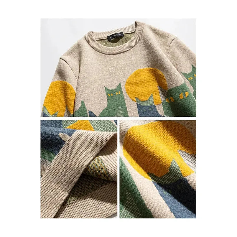 Sam | Unisex Cat Sweater