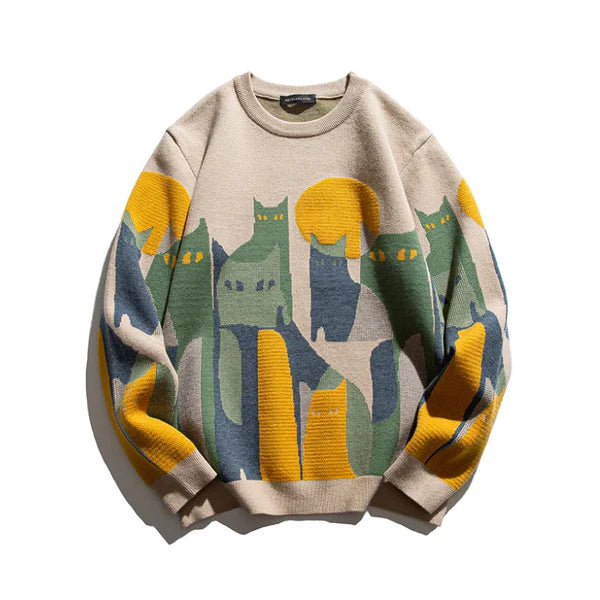 Sam | Unisex Cat Sweater