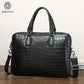 Marco Crocodile Leather Grain Briefcase