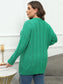 GIBSIE Plus Size Solid Crew Neck Sweater