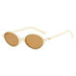 Rose Oval Leopard Sunglasses