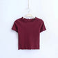 Rose Vintage O neck Short sleeve