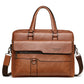 Marco Leather Shoulder Briefcase