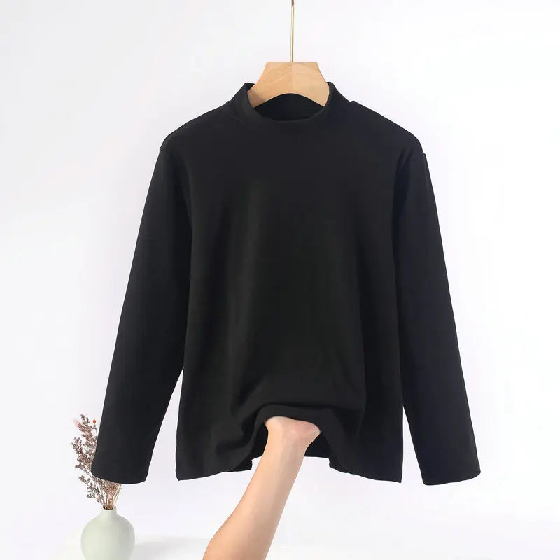 Mock Neck Bottoming shirt