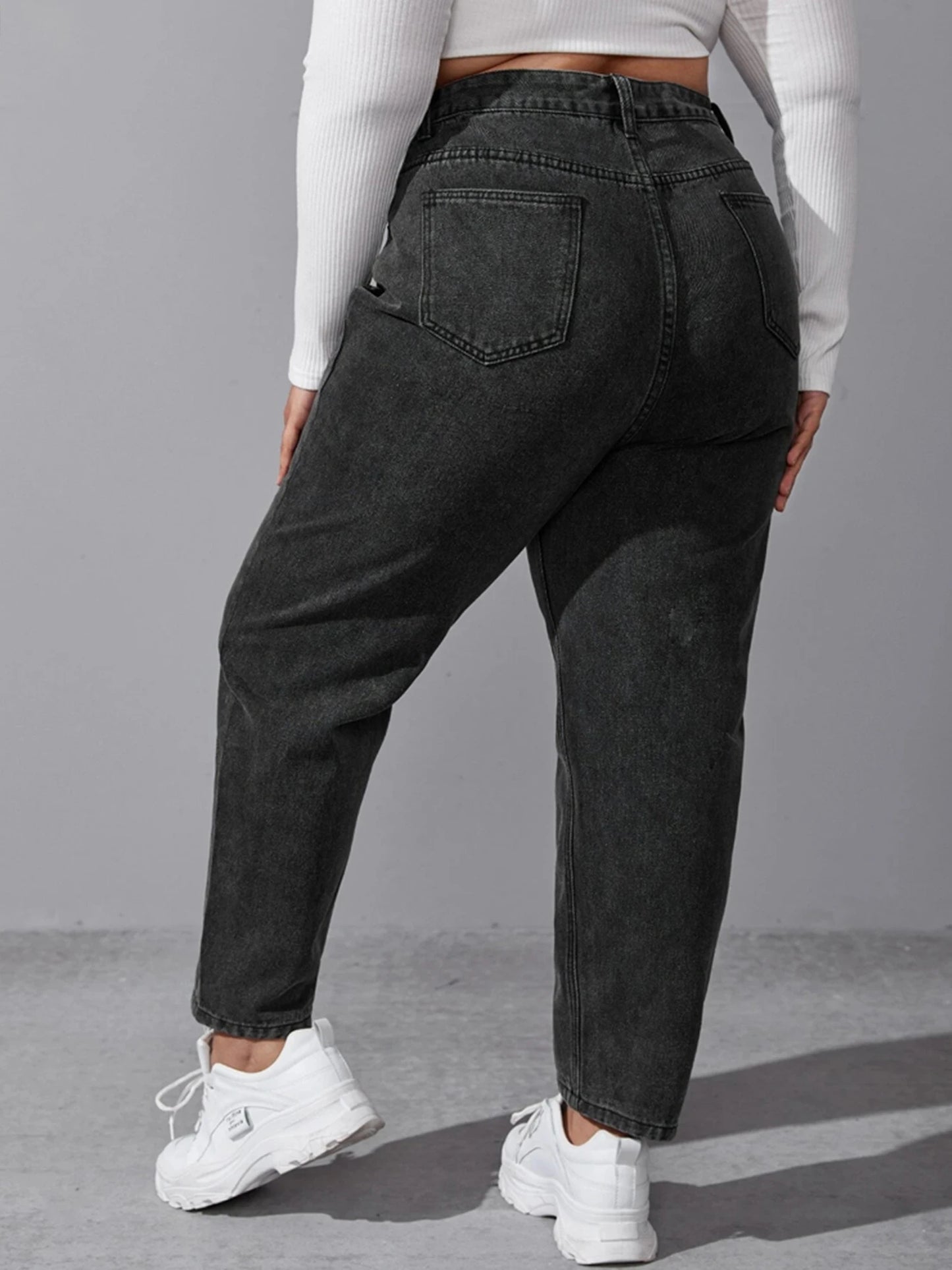 Rose loose stretchy Denims Jeans