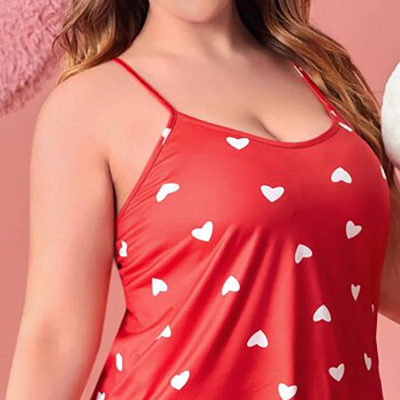 Red Love Pyjama Set