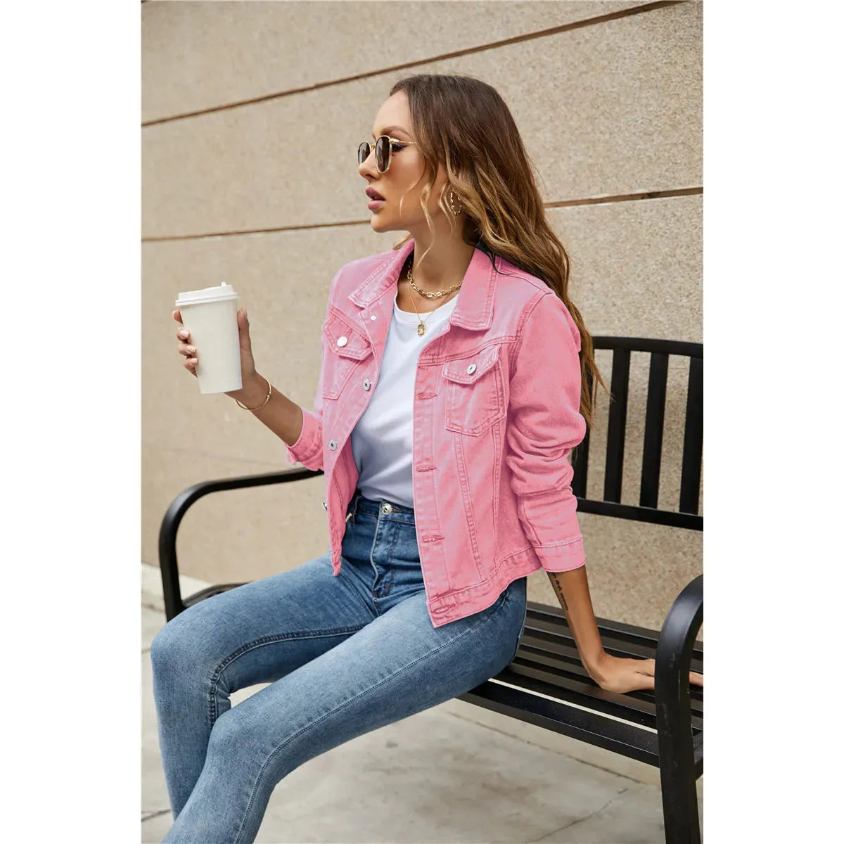 Rose - Light Denim Jacket