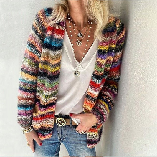 Rose Colorful Cardigan