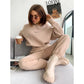 Knitted Fleece Casual Suit